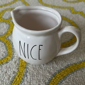 Rae Dunn M Stamp NICE Creamer